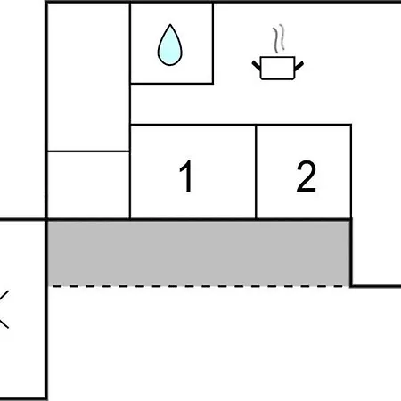 別荘 3 Bedroom Beautiful In ボアディングボー